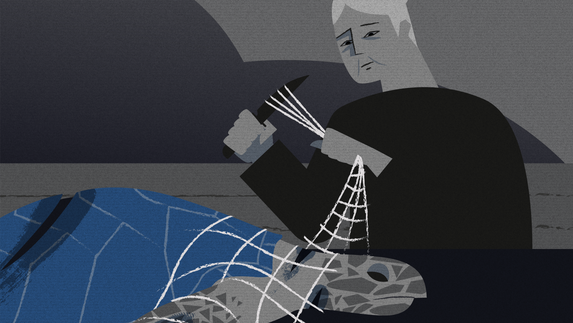 Peering Into Our Future — turtle key visual